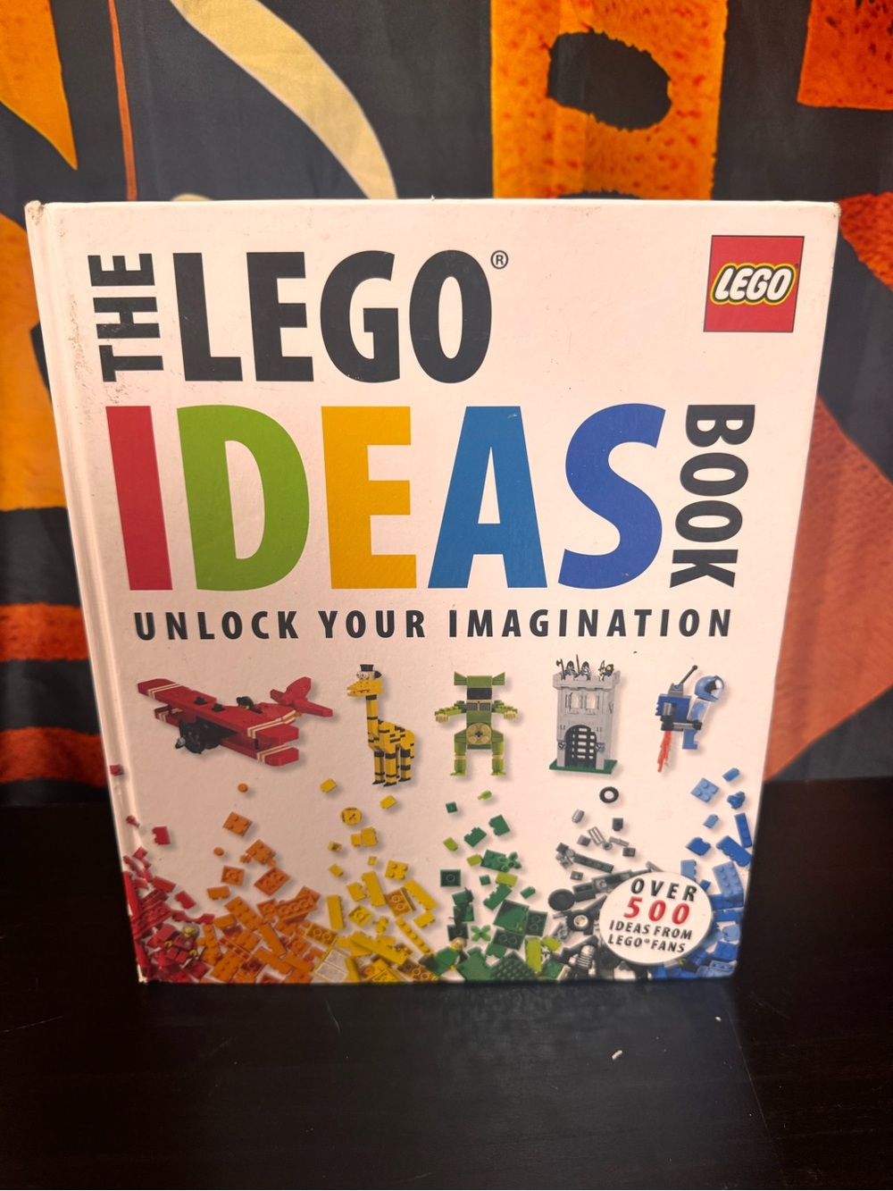 Lego Ideas Book - White Cover with Red, Green, Yellow, Blue Accents